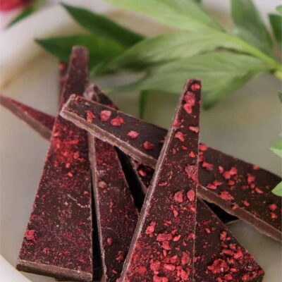 Raspberry Dark Chocolate (100g)