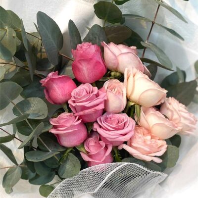Local Roses Bouquet, Pink (x24)