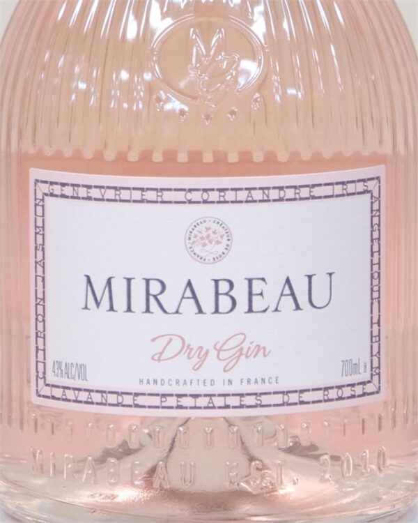 Mirabeau Dry Rosé Gin 700mL