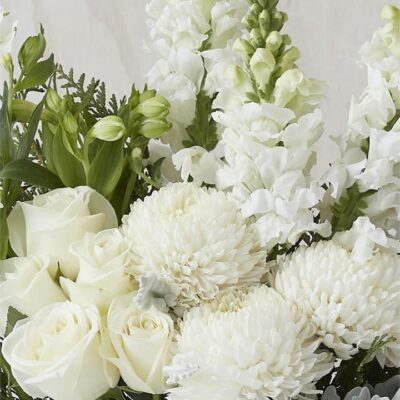 Monaco Vase Arrangement - Extra Large, White