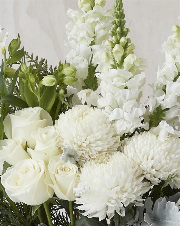 Monaco Vase Arrangement - Extra Large, White