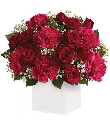 Heart of Christmas Flower Bouquet