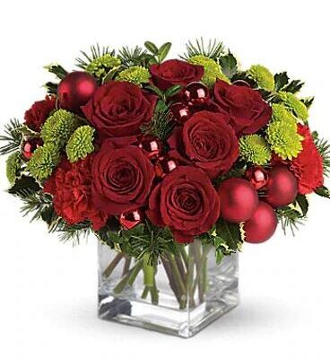 Merry & Bright Flower Bouquet
