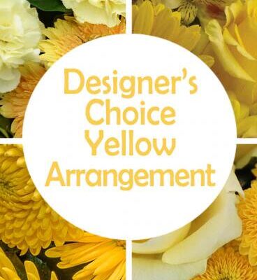 DC Yellow arrangement Flower Bouquet