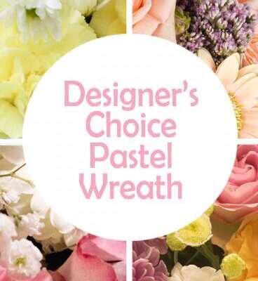 DC Pastel Sympathy wreath Flower Bouquet